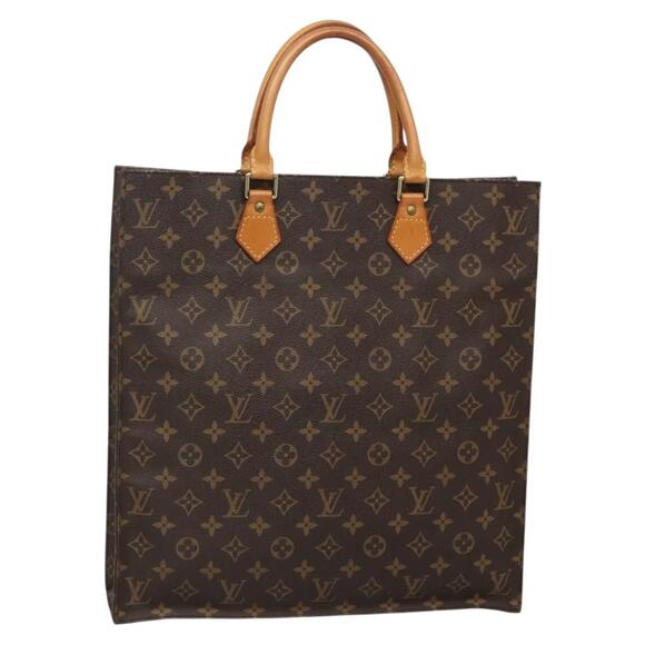 LOUIS VUITTON Monogram Sac Plat Hand Bag M51140 - Picture 1 of 16